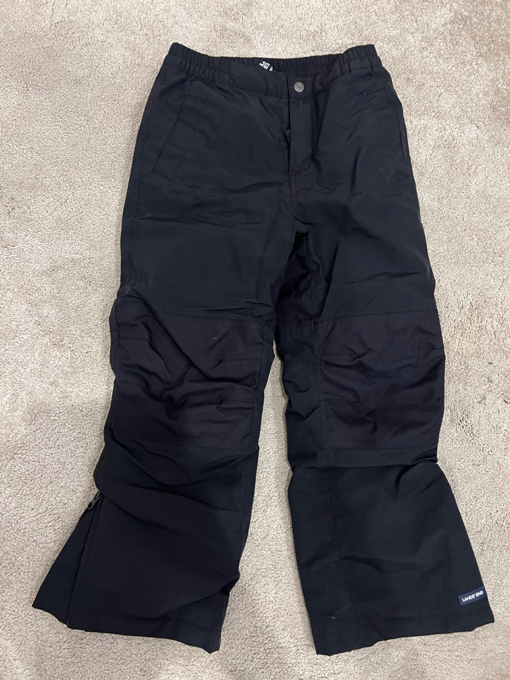 Black Kids Performance Snow Pants